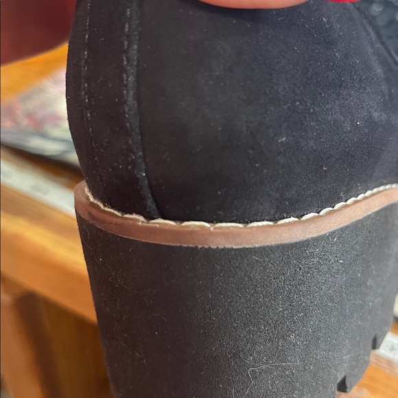 Vionic Willa Wedge Loafers Slip-On Water Repellent Suede Chunky Lug Heel Size 6 - Picture 10 of 10